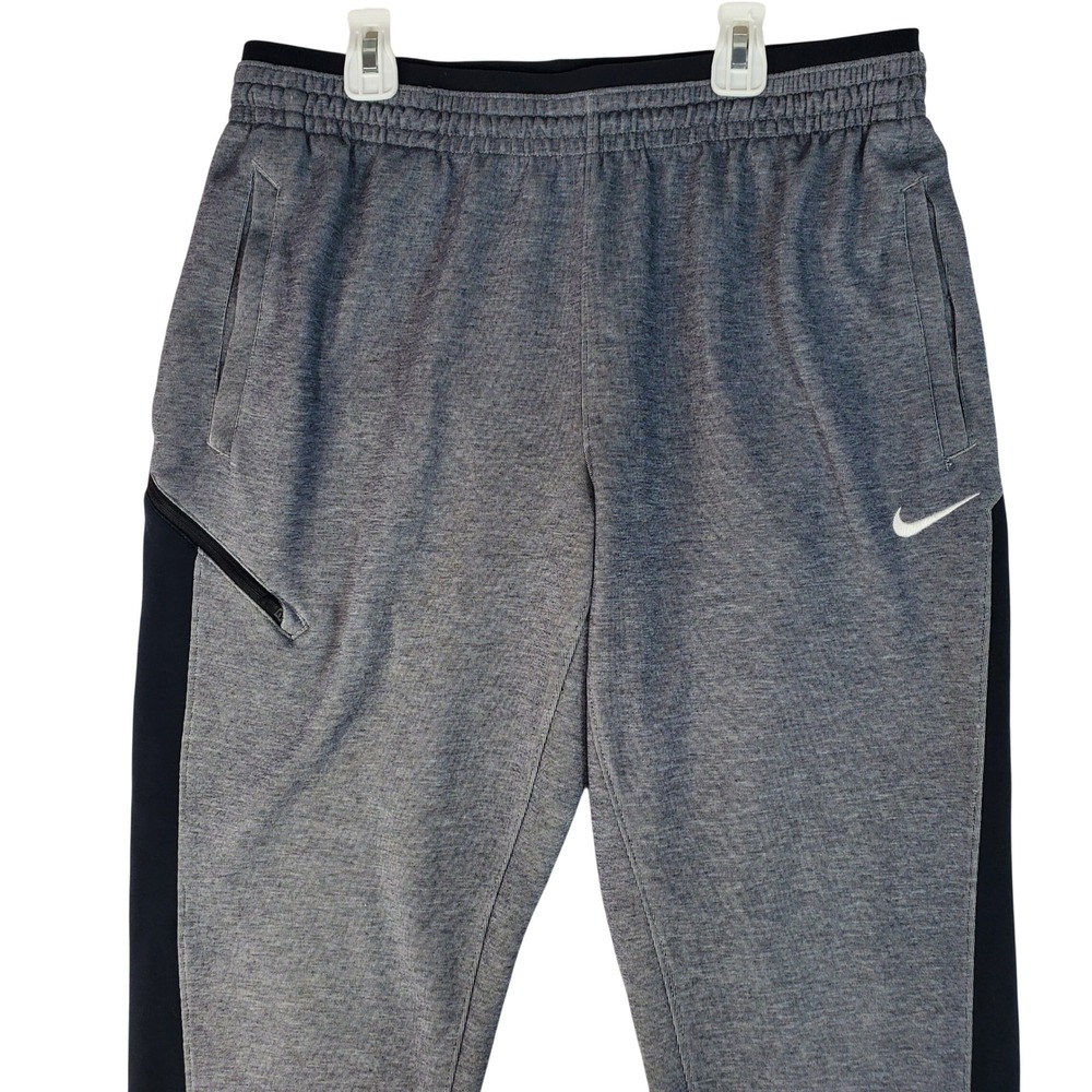 Nike Tech Fleece Joggers Mens XL Grey Black Tapered Sweatpants 930565-032